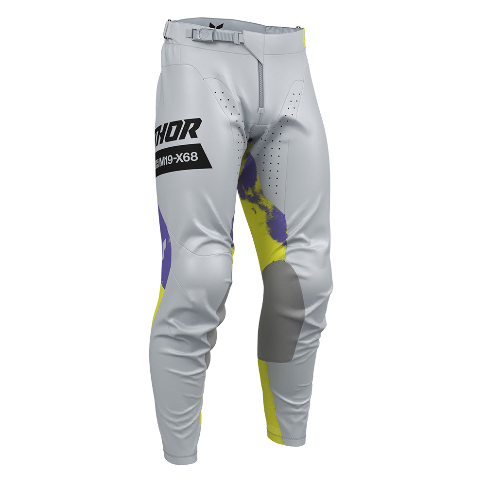 Thor Launchmode Adult MX Pants - Bleach Gray Acid