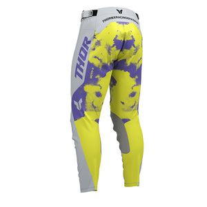 Thor Launchmode Adult MX Pants - Bleach Gray Acid