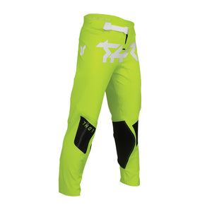 Thor Sportmode Youth MX Pants - Riot White / Acid