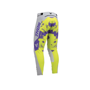 Thor Launchmode Youth MX Pants - Bleach Gray Acid