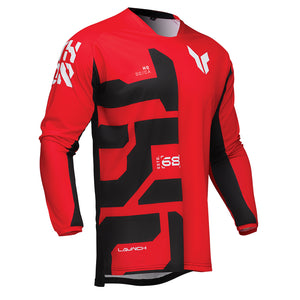 Thor Adult Small Launchmode MX Jersey - Forge Red