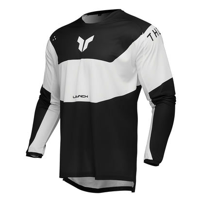 Thor Launchmode Adult MX Jersey - Storm Black