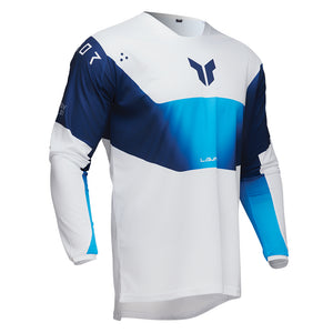 Thor Adult Medium Launchmode MX Jersey - Storm White