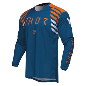 Thor Launchmode Adult MX Jersey - Zone Blue