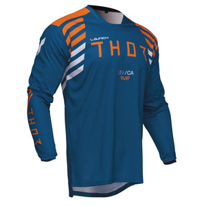 Thor Launchmode Adult MX Jersey - Zone Blue