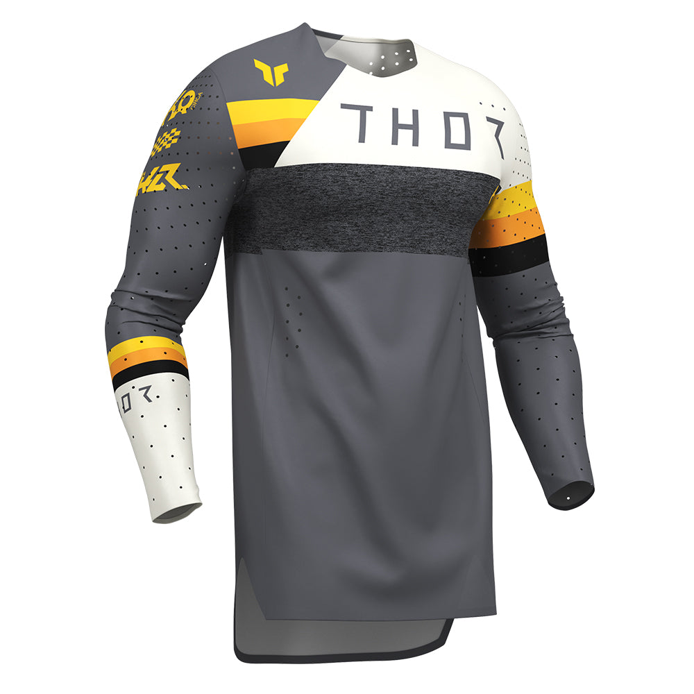 Thor Sportmode Adult MX Jersey - League Charcoal Vintage