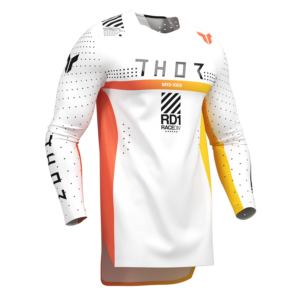 Thor Sportmode Adult MX Jersey - Synth White
