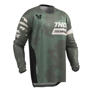 Thor Launchmode Adult MX Jersey - Bleach Black Camo