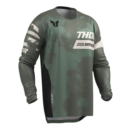 Thor Launchmode Adult MX Jersey - Bleach Black Camo