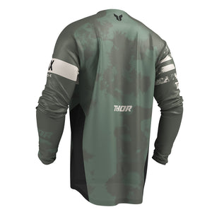 Thor Launchmode Adult MX Jersey - Bleach Black Camo