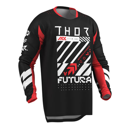 Thor Launchmode Adult MX Jersey - Futura Black Red