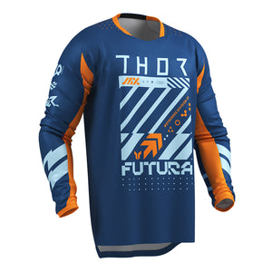 Thor Launchmode Adult MX Jersey - Futura Navy Orange
