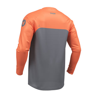 Thor Ridemode Adult MX Jersey - Menace Charcoal