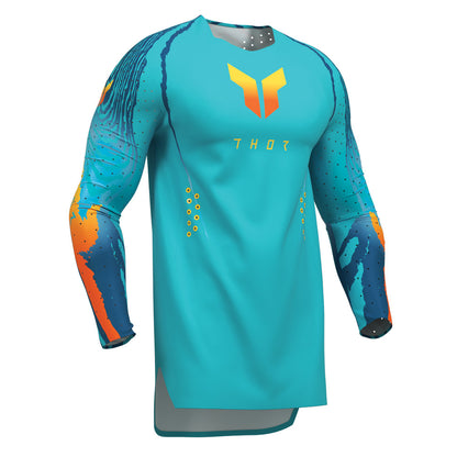 Thor S27 Sportmode Adult MX Jersey - Damascus Aqua