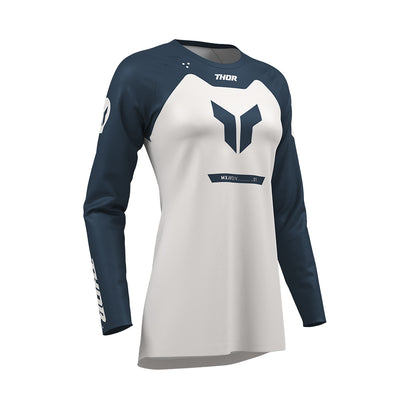 Thor Ridemode Adult Womens MX Jersey - Midnight Gray