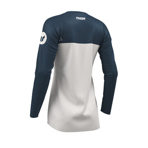 Thor Ridemode Adult Womens MX Jersey - Midnight Gray