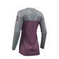 Thor Ridemode Adult Womens MX Jersey - Menace Purple Gray