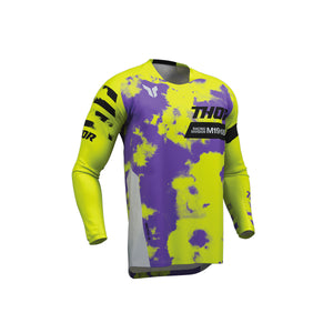 Thor Launchmode Youth MX Jersey - Bleach Gray Acid
