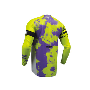 Thor Launchmode Youth MX Jersey - Bleach Gray Acid