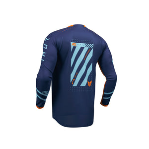 Thor Launchmode Youth MX Jersey - Futura Navy Orange