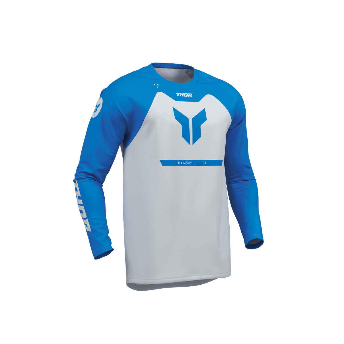 Thor Ridemode Youth MX Jersey - Menace Blue