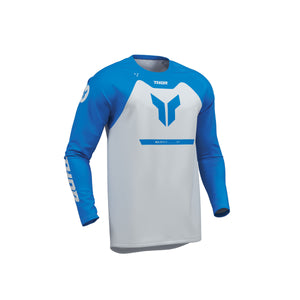 Thor Ridemode Youth MX Jersey - Menace Blue