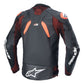 Alpinestars GP Plus R V4 Rideknit Leather Jacket - Black Red Fluoro White