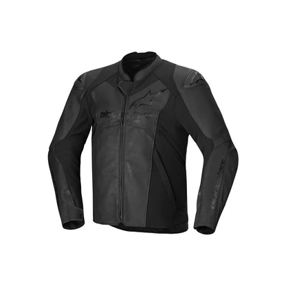 Alpinestars Faster V3 Leather Jacket - Black / Black