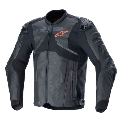 Alpinestars V5 Atem Leather Jacket - Black