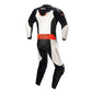 Alpinestars GP Force Chaser Leather Race Suit - Black / White / Red Fluoro