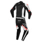 Alpinestars Missile V2 Ward Leather Race Suit - Black / White / Red Fluoro