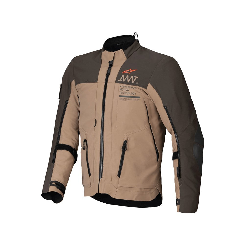 Alpinestars AMT-8 Stretch XF Drystar Jacket - Dark Brown / Dark Khak