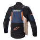 Alpinestars Halo Drystar Jacket - Dark Blue / Dark Khaki / Orange Fluoro