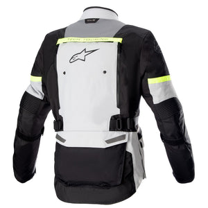 Alpinestars Bogota Pro Drystar Jacket - Ice Grey / Dark Grey / Yellow Fluoro