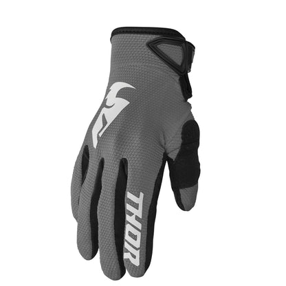 Thor Sector Youth MX Gloves - Grey