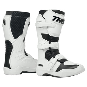Thor Blitz XR Womens MX Boots - White Black