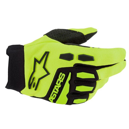 Alpinestars Youth Full Bore MX Gloves - Yellow / Black