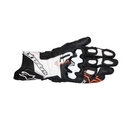 Alpinestars GP Plus R V3 Gloves - Black / White / Red Fluoro