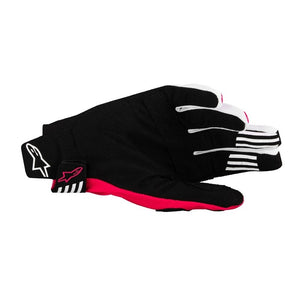 Alpinestars Techstar Adult MX Gloves - Black / Pink Fluoro