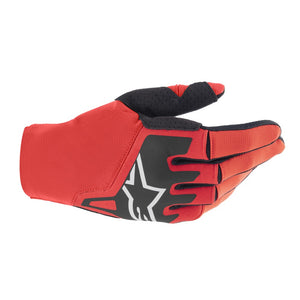 Alpinestars Techstar Adult MX Gloves  - Mars Red Black