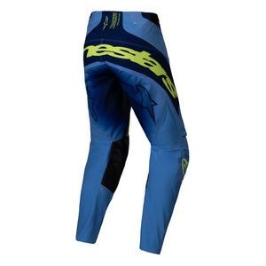 Alpinestars Techstar Adult MX Pants - Melt Yellow Fluoro / Blue