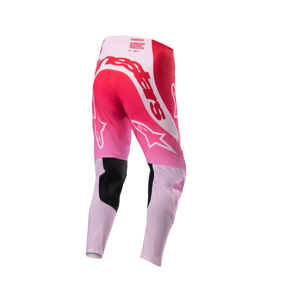 Alpinestars Supertech Adult MX Pants - Dade Red Berry/Lilac
