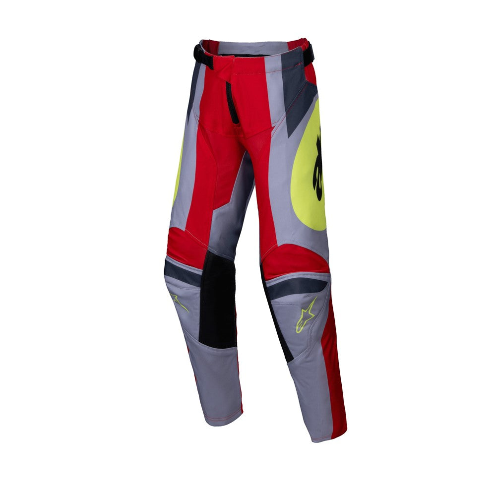 Alpinestars Racer Youth MX Pants - Melt Bright Red / Gray