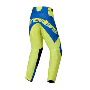 Alpinestars Racer Youth MX Pants - Veil Yellow Fluoro / Blue