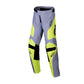 Alpinestars Racer Youth MX Pants - Veil Gray / Yellow Fluoro
