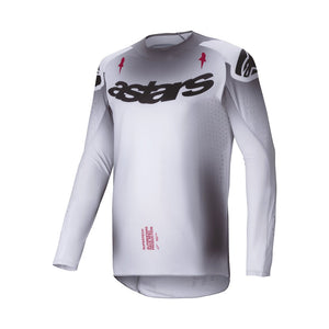 Alpinestars Supertech Adult MX Jersey - Maker Silver / Black