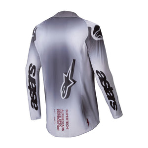 Alpinestars Supertech Adult MX Jersey - Maker Silver / Black