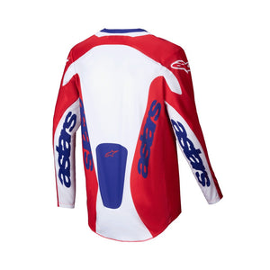 Alpinestars Racer Adult MX Jersey - Veil Bright Red / White