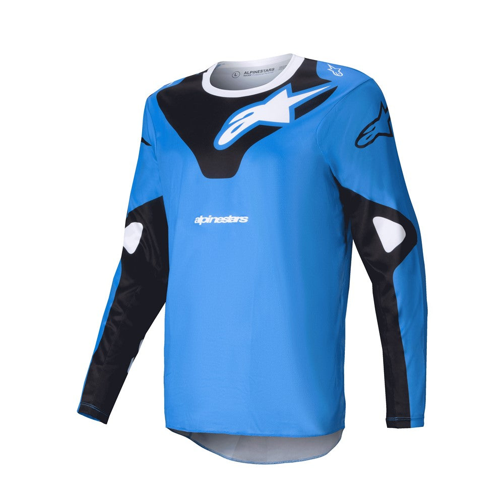 Alpinestars Racer Adult MX Jersey - Veil Blue / Black