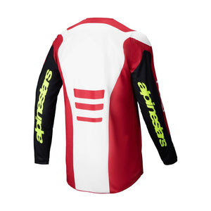 Alpinestars Fluid Adult MX Jersey - Haul Bright Red / Black